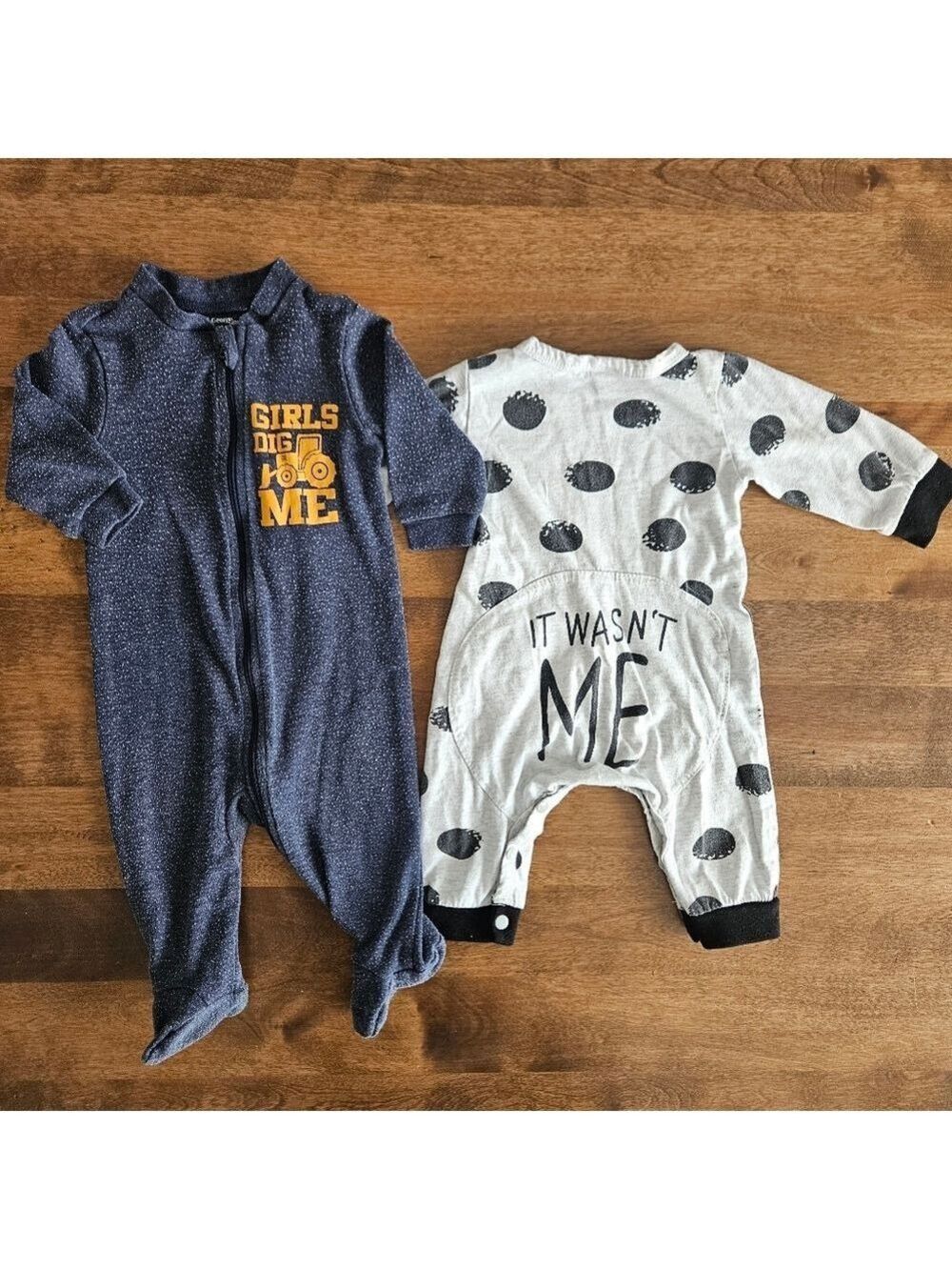 5/$25 Baby Boys Sleeper And  Romper Lot 3-6 Months George